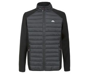 Trespass Mens Saunter Full Zip Fleece Jacket - Black