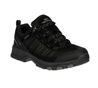 Trespass Mens Scarp Technical Trainers - Black - 12 UK - Black - 60% PU/20% Textile/20% Suede