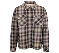 Trespass Mens Sherpa Lined Shirt Danehill - Men's Long Sleeve Plaid Shirt, Checked Button Down Style Flannel Shirt, Full Zip Jacket, Lumberjack Fleece Lined Top