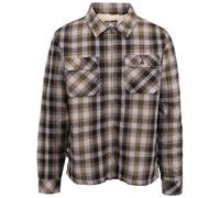 (S, Dark Vine Check) Trespass Mens Shirt ButtonUp Fleece Lined Danehill