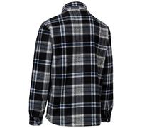 Trespass Mens Shirt Black Microfleece Checkley