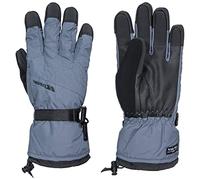 Trespass Mens Ski Gloves Snowboarding Black Warm Anti Pil Fleece Reunited II
