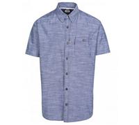 Trespass Mens Slapton Short Sleeve Shirt (Navy) Cotton - Size X-Large