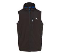Trespass Mens Softshell Gilet Bodywarmer Lightweight with 3 Zip Pockets Vassus - Black L