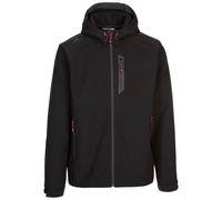 Trespass Mens Softshell Jacket Adjustable Fixed Hood Chin Guard Marlon B