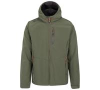 Trespass Mens Softshell Jacket Marlon B - Men's Water Repellent Jacket, Outdoor Hooded Softshell Jacket, Casual Walking Hiking Trekking Coat with Pockets