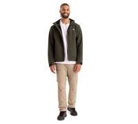 Trespass Mens Softshell Jacket Dante - Grown on Hood, 2 Zip Pockets, Adjustable Cuff, Contrast Zipper, Bonded Back, Logo