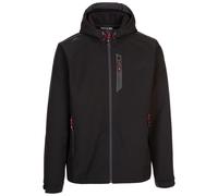 Trespass Mens Softshell Jacket Zip Pockets Chin Guard Marlon