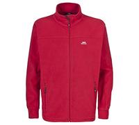 Trespass Mens Sueded Fleece Jacket Bernal in Red - Size XXS
