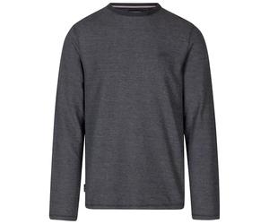 Trespass Men's Sweater Calverley - Textured Marl Knitted Sweatshirt for Men, Men's Crew Neck Jumper with Cover Stitch Detail, Cotton Blend Sweater for Men