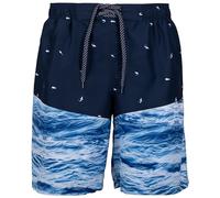 Trespass Mens Swim Shorts Mid Length Quickdry Elastic Waist with Drawcord Orman Navy