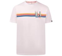 Trespass Mens T-Shirt Standrew - Short Sleeve, Round Neck, Print on Ches,t Sideseam Tab, 60% Cotton 40% Polyester White