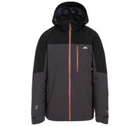 Trespass Mens Tappin Hooded Waterproof Jacket - Dark Grey - Dark Grey - L