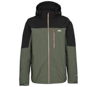 Trespass Mens Tappin Hooded Waterproof Jacket - Ivy - XS - Ivy - 100% Polyester