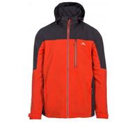 Trespass Mens Tappin Hooded Waterproof Jacket - Flame - Flame - S - 100% Polyester