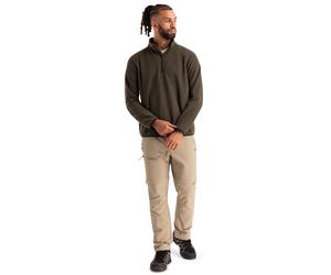 Trespass Mens Textured Fleece Brushed Back Fleece Top - Wetherill