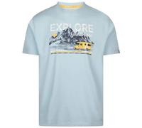 Trespass Mens Thelon Printed Casual T-Shirt (Seafoam Marl) - Marine - Size Medium