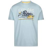 Trespass Mens Thelon Printed Casual T-Shirt - Seafoam Marl - S - Seafoam Marl - 60% Cotton/40% Polyester