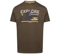 (L, Marshland Marl) Trespass Mens Thelon Printed Casual T-Shirt