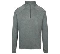 Trespass Mens Valin Long-Sleeved Top - Green Willow Marl - XXL - Green Willow Marl - 100% Polyester