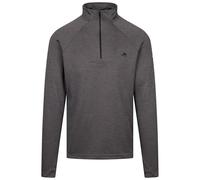 Trespass Men's Long Sleeve Tshirt Valin - Men's Activewear Top, Running Gear with Reflective Detail, Workout Sports Top with 1/4 Zip