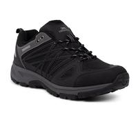 Trespass Mens Walking Shoes Fisk Black/Black in Size - 41