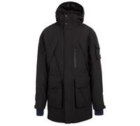 Trespass Mens Waterproof Hooded Long Length Jacket With Zipped Pockets Pelsall