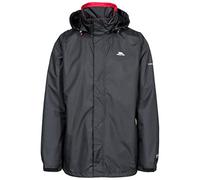 Trespass Mens Waterproof Jacket Fraser II Black in Size - XL