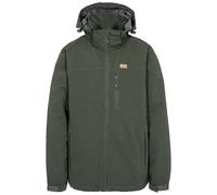 Trespass Mens Waterproof Jacket Hood Taped Seams Storm Flap - Weir