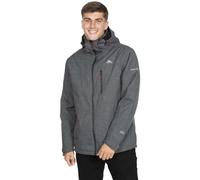 (S, Dark Grey) Trespass Mens Waterproof Jacket with Hood Fyfinn