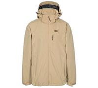 Trespass WEIR Waterproof Rain Jacket with Concealed Hood - Tan, XX-Small