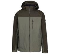 (XS, Herb) Trespass Mens Waterproof Jacket Zip Hood Curbridge