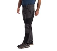 Trespass Mens Waterproof Trousers Softshell Zip Pockets Articulated Knees Marco Black