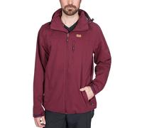 Trespass WEIR Waterproof Rain Jacket With Concealed Hood - prune, S