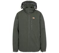 Trespass Mens Weir Waterproof Jacket Olive XXS Adjustable Hood Taped Seams Windproof 5000mm