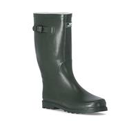 Trespass Men's Wellington Boots Recon X - Green, Black, Size 8 UK, Men's Waterproof Wellington Boots, Adjustable Buckle, Outdoor, Rain Boots