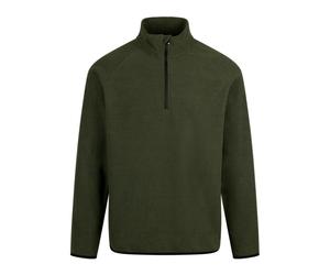 Trespass Mens Wetherill Fleece Top - Dark Vine - XXL - Dark Vine - 100% Polyester