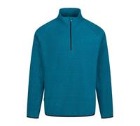 Trespass Men's Wetherill Fleece Top in Blue | Size: Large Trespass Blue L