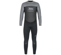 (M, Black) Trespass Mens Wetsuit Full Body 5mm Lakee