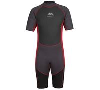 Trespass Mens Wetsuit Short 3mm Back Zipper Argon Black
