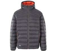 Trespass Mens Whitman II Down Packaway Jacket - Dark Grey / Burnt Orange - Dark Grey/Burnt Orange - XS