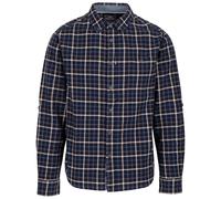 Trespass Men's Withnell Checked Cotton Shirt in Blue | Size: Large Trespass Blue L
