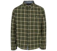Trespass Mens Withnell Checked Cotton Shirt / XL Green TP5868