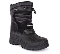 Trespass Mens Womens Pull On Snow Boots Black Winter Water Resistant Boots Dodo