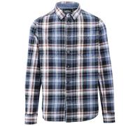 Trespass Mens Zalah Checked Flannel Shirt (Blue) Cotton - Size Large