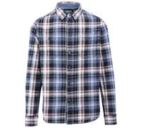 Trespass Mens Zalah Checked Flannel Shirt (Blue) Cotton - Size Large