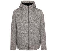 Trespass Mens Zip Jacket Marl Knit Sherpa Fleece Lining 2 Pockets Josephton