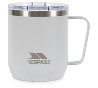 Trespass Nooper Stainless Steel Travel Mug - Platinum - One Size - Platinum - 90% Plastic/10% Stainless Steel