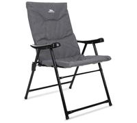 Trespass Paddy Folding Padded Deck Chair In Grey Grey One Size