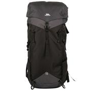 Trespass Pass 75L Hiking Backpack - Black/Dark Grey - One Size - Black/Dark Grey